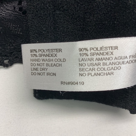 Delta Burke Underwire Bra 38DD Black - Picture 5 of 5